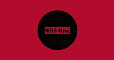 Vahşi Bir mesaj damgası. Grunge resim tekniği ile etiketle.