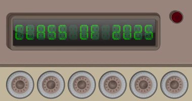 Dijital Öncü Panelde 2025 sınıfı metin. Hafif Ekipmanlı Duyuru İletisi.