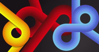 70 'lerin Retro Arkaplan animasyonu ile Groovy 1970' lerin sanat videosu. Minimalist Vintage tasarımı, eski moda renk çizimi.