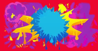 Graffiti arka planı. Soyut modern sokak sanatı dekorasyonu kentsel resim tarzında gerçekleştirildi.