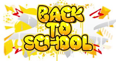 Okul Graffiti Animasyonu 'na dönüyoruz. Soyut modern sokak sanatı video dekorasyonu şehir boyama tarzında gerçekleştirildi.