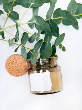 Minimalist Okaliptüs ve Mantarlı Soya Mumları