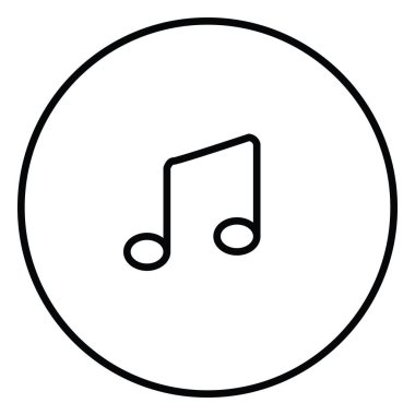 Motosiklet simgesi, motosiklet hızı siyah beyaz çizim tuşu, çizgi vektör illüstrasyonu