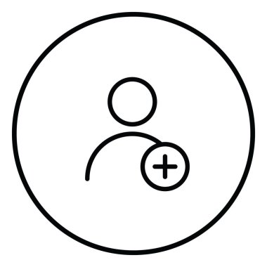 Kullanıcı satırı simgesi ekle, kullanıcı artı işareti ekle, satır simgeleri ekle.