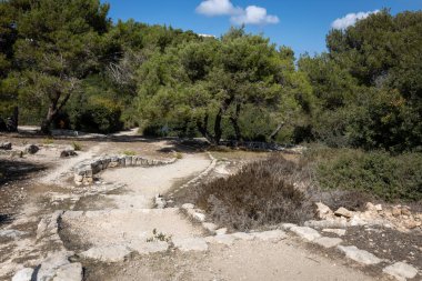 Hayfa, İsrail - 13 Ekim, MILLENNIA 'NIN YOLU (DEREch HADOROT) Hecht Müzesi