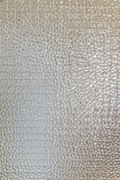 エンボス加工された正方形のガラスタイルの作品 壁紙サンプル — ストック写真