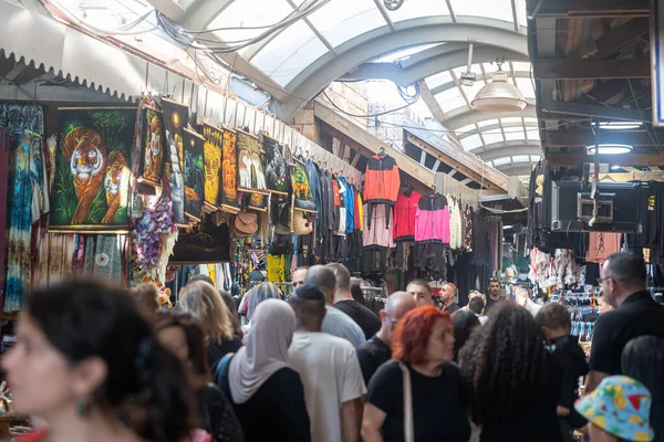 Acre Israele Novembre 2022 Vecchio Bazar Mercato Acri Ricco Centinaia — Foto Stock
