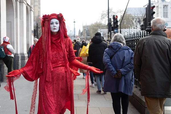 Londres Reino Unido 2023 Gran Manifestación Vea Los Miembros Red —  Fotos de Stock