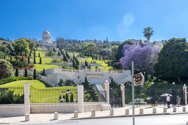 Haifa Israel May 2023 View German Colony Gemon Mount Carmel — Stock Photo, Image