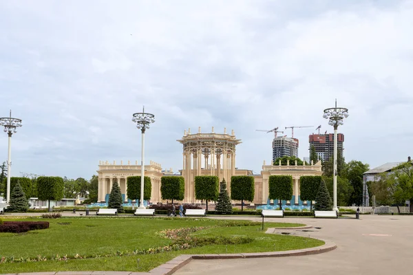 Moskwa Rosja Czerwca 2023 Pawilon Kultury Sowieckiej Były Uzbecki Vdnkh — Zdjęcie stockowe