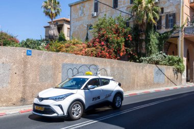 Tel Aviv, İsrail -Haziran 2023, Yefet Caddesi Jaffa 'nın ana caddelerinden ve Eski Jaffa' dan güneyde tarihi bir yoldur. Ben...