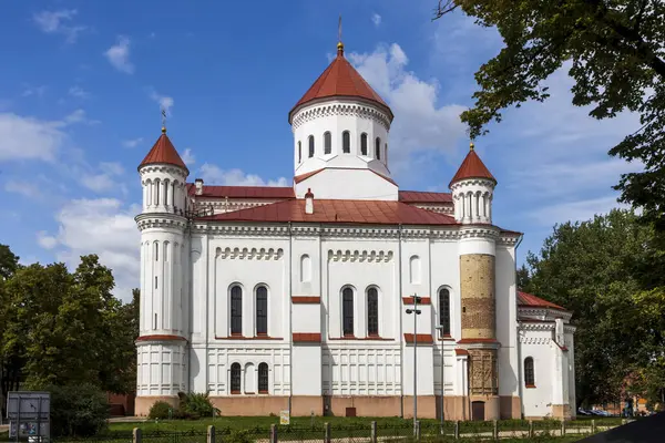 Vilnius Lituânia Abril 2023 Catedral Theotokos Capital Lituânia Catedral Ortodoxa — Fotografia de Stock