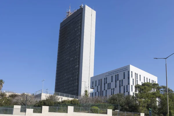 HAIFA, ISRAEL - 08 AĞUSTOS 2022: Hayfa Üniversitesi Eshkol Kulesi