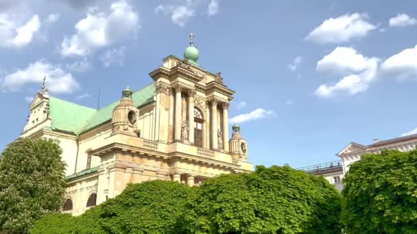 Warschau Polen Mai 2024 Kirche Mariä Himmelfahrt Und Des Josef — Stockvideo