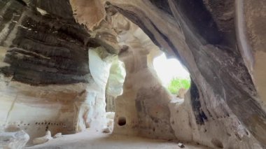 Beit Guvrin Ulusal Parkı, İsrail - 4 Mayıs 2024 ParkBell Mağarası Beit Guvrin Ulusal Parkı