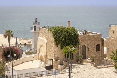Jaffa 'da denize bakan tarihi bir bina..