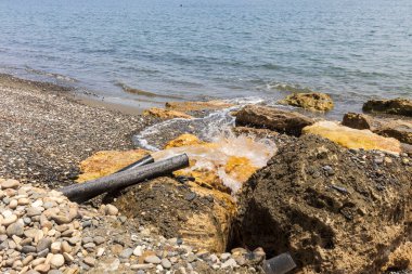 Kıbrıs Rum Kesimi 'nin Larnaca kentindeki Denize Atık Su Boşaltımı,