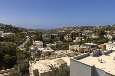 Daliyat al-Karmel, Hayfa, İsrail, 3 Ekim 2025. İsrail 'in Carmel Dağı' ndaki Daliyat al-Karmel manzarası