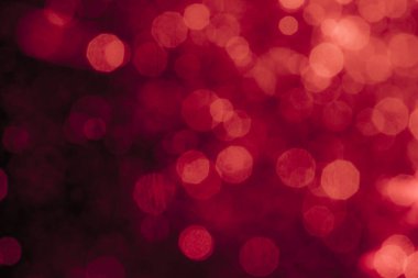 Soyut dekorasyon Bokeh bayramında siyah arka planda parlayan ışıklar