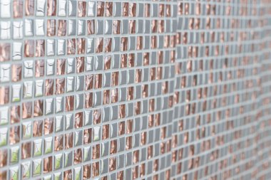 Pink Gold Glass Mosaic texture use for background