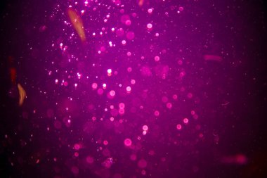 Abstract pink defocus bokeh glitter  with black background