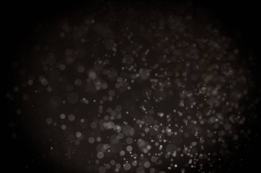 Siyah arkaplanı olan soyut siyah bokeh