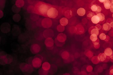 Soyut dekorasyon Bokeh bayramında siyah arka planda parlayan ışıklar