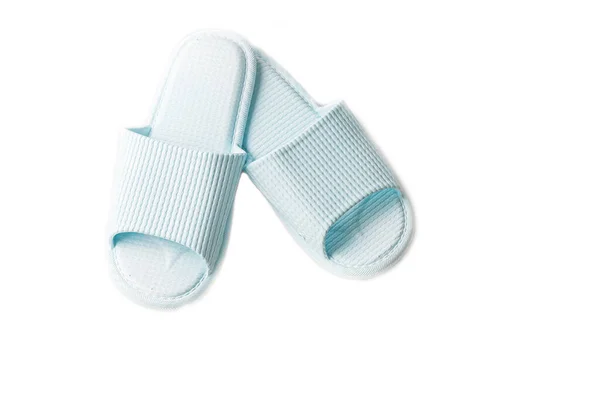 Blue Casual Slipper Putting House — Φωτογραφία Αρχείου