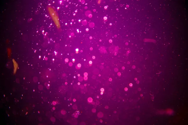 Abstract Pink Defocus Bokeh Glitter Black Background — 图库照片