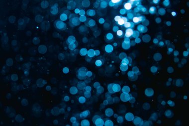 Soyut Mavi Kış Bokeh Odaklanamayan Arkaplan