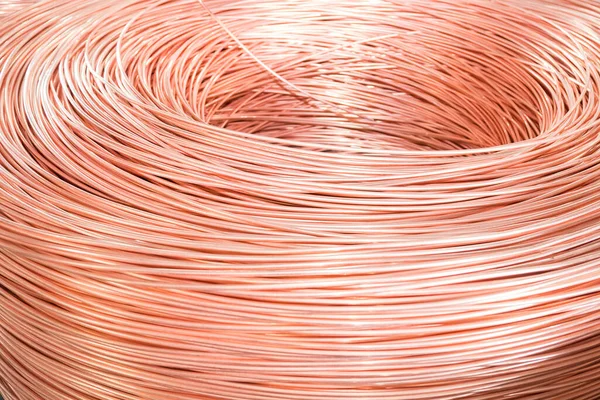 Pure Copper wire core element production of copper cables use for electrical power and  telecomunication industry power