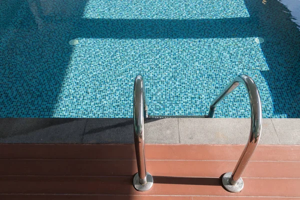 stock image Indoor pool edge ladder