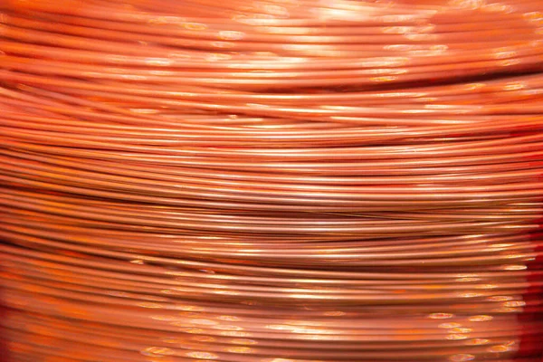 Copper wire texture for producing electric wires