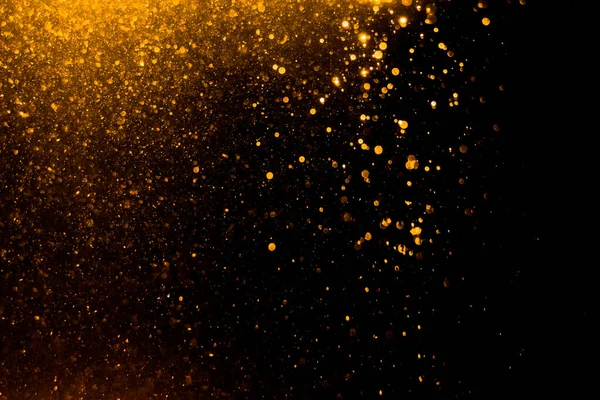 Блискучі Зірки Розмитого Золота Боке Використовують Святкового Фону — стокове фото