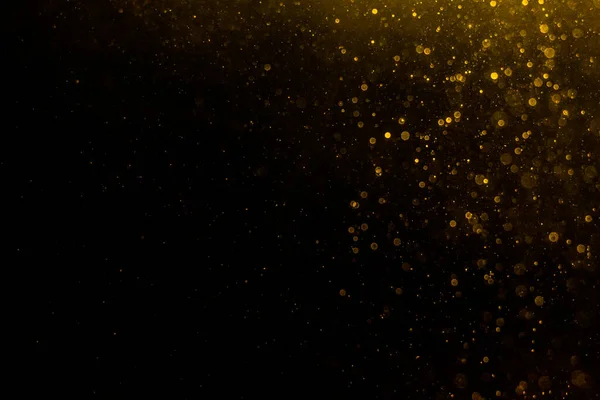 Estrelas Brilhantes Borrão Bokeh Ouro Uso Para Celebrar Fundo — Fotografia de Stock