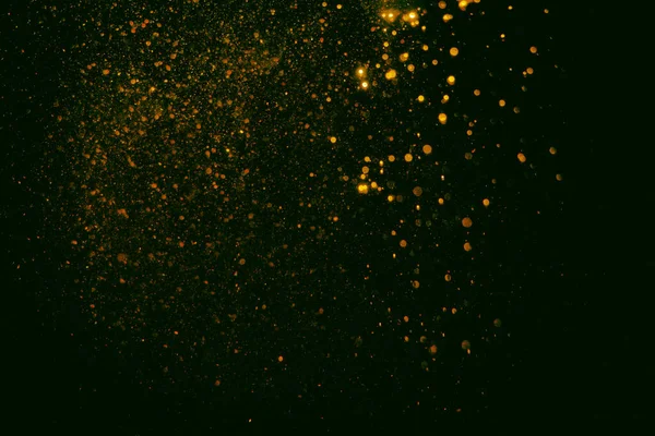 Блестящие Звезды Размытого Золота Боке Использовать Празднования Фона — стоковое фото