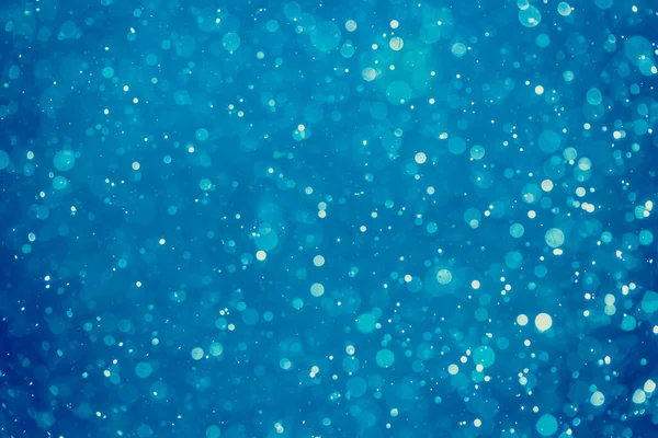 Astratto Blu Sfocatura Cerchi Bokeh Utilizzare Arte Colorata Sfondo Design — Foto Stock