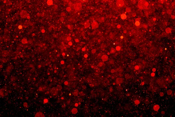 Красный Боке Огней Черном Фоне — стоковое фото