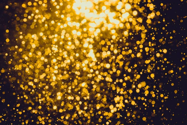 Glitter Zlato Vintage Světel Pozadí — Stock fotografie