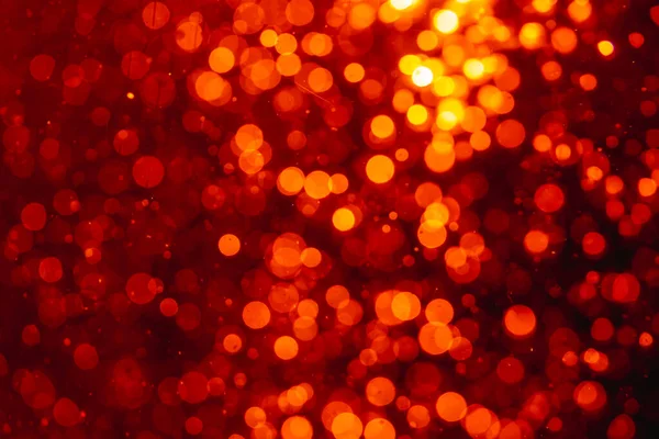 Abstrakte Rote Winter Bokeh Defokussiert Hintergrund — Stockfoto