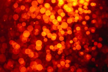Soyut Kızıl Kış Bokeh Odaklanamayan Arkaplan