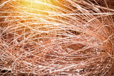 Elektrik ve telekomünikasyon endüstrisinde kullanılan bakır kabloların saf bakır çekirdek elementi üretimi