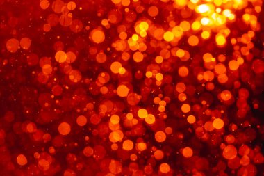 Soyut Kızıl Kış Bokeh Odaklanamayan Arkaplan