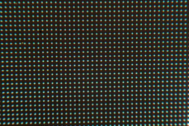 Duvar kağıdı arkaplanı için bokeh ile büyük RGB LED ekran dokusu