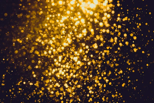 Glitter Gold Vintage Lights Background — Stock Photo, Image