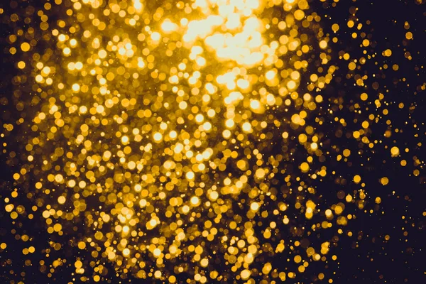 Glitter Zlato Vintage Světel Pozadí — Stock fotografie
