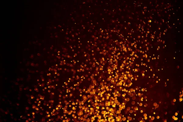 Красивий Абстрактний Червоний Боке Чорним Тлом — стокове фото