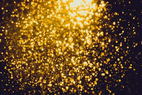 Glitter Ouro Vintage Luzes Fundo — Fotografia de Stock