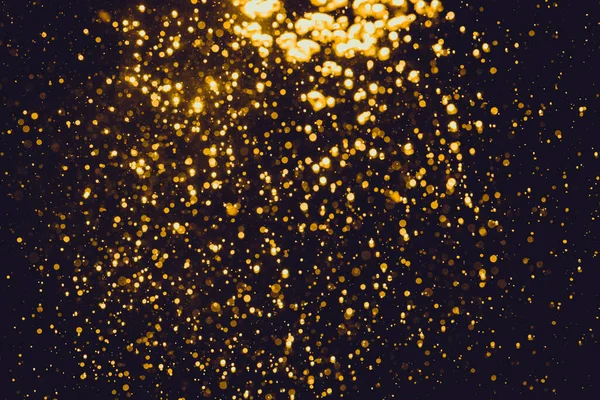 Glitter gold vintage of lights background