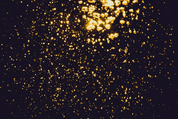 Блестящие Золотые Винтажные Огни Фон — стоковое фото